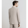 Tiavllya Fashion 2 Pieces Mens Suit Flat Double Breasted Tuxedos For Wedding (Blazer+Pants)