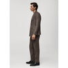 Tiavllya Fashion 2 Pieces Mens Suit Flat Double Breasted Tuxedos For Wedding (Blazer+Pants)