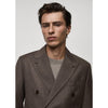 Tiavllya Fashion 2 Pieces Mens Suit Flat Double Breasted Tuxedos For Wedding (Blazer+Pants)