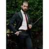 Tiavllya Fashion 2 Pieces Mens Suit Flat Double Breasted Tuxedos For Wedding (Blazer+Pants)