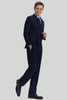Tiavllya Fashion 2 Pieces Mens Suit Flat Double Breasted Tuxedos For Wedding (Blazer+Pants)