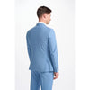Tiavllya Fashion 2 Pieces Mens Suit Flat Double Breasted Tuxedos For Wedding (Blazer+Pants)