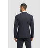 Tiavllya Fashion 2 Pieces Mens Suit Flat Double Breasted Tuxedos For Wedding (Blazer+Pants)