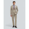 Tiavllya Fashion 2 Pieces Mens Suit Flat Notch Lapel Tuxedos For Wedding (Blazer+Pants)