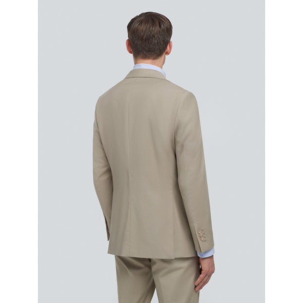 Tiavllya Fashion 2 Pieces Mens Suit Flat Notch Lapel Tuxedos For Wedding (Blazer+Pants)