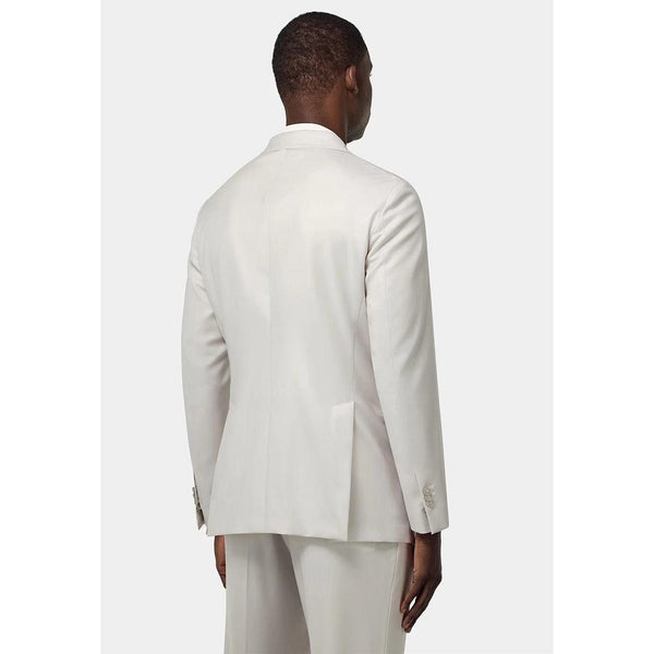 Tiavllya Fashion 2 Pieces Mens Suit Flat Peak Lapel Double Breasted Tuxedos For Wedding (Blazer+Pants)