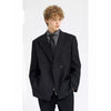 Tiavllya Fashion 2 Pieces Mens Suit Flat Peak Lapel Double Breasted Tuxedos For Wedding (Blazer+Pants)