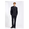 Tiavllya Fashion 2 Pieces Mens Suit Flat Peak Lapel Double Breasted Tuxedos For Wedding (Blazer+Pants)