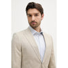 Tiavllya Fashion 2 Pieces Mens Suit Flat Peak Lapel Tuxedos (Blazer+Pants)