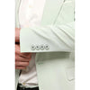 Tiavllya Fashion 2 Pieces Mens Suit Flat Peak Lapel Tuxedos For Wedding (Blazer+Pants)