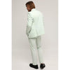 Tiavllya Fashion 2 Pieces Mens Suit Flat Peak Lapel Tuxedos For Wedding (Blazer+Pants)