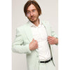 Tiavllya Fashion 2 Pieces Mens Suit Flat Peak Lapel Tuxedos For Wedding (Blazer+Pants)