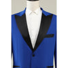 Tiavllya Fashion 2 Pieces Mens Suit Flat Peak Lapel Tuxedos For Wedding (Blazer+Pants)