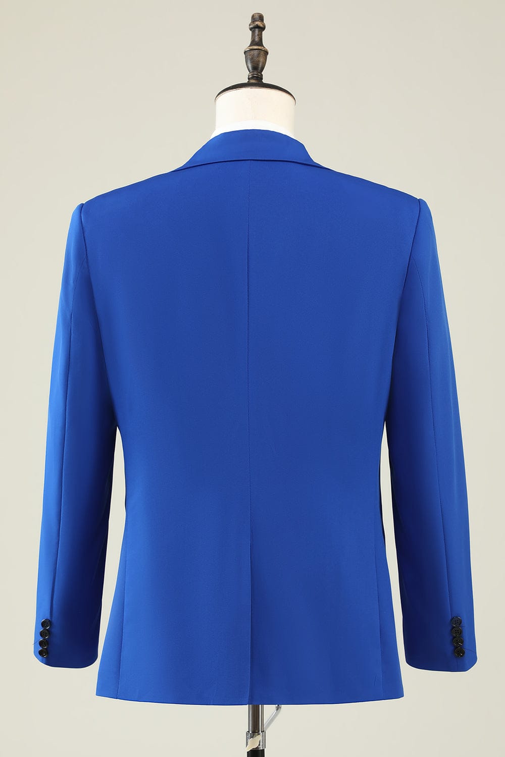 Tiavllya Fashion 2 Pieces Mens Suit Flat Peak Lapel Tuxedos For Wedding (Blazer+Pants)