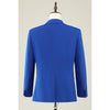Tiavllya Fashion 2 Pieces Mens Suit Flat Peak Lapel Tuxedos For Wedding (Blazer+Pants)