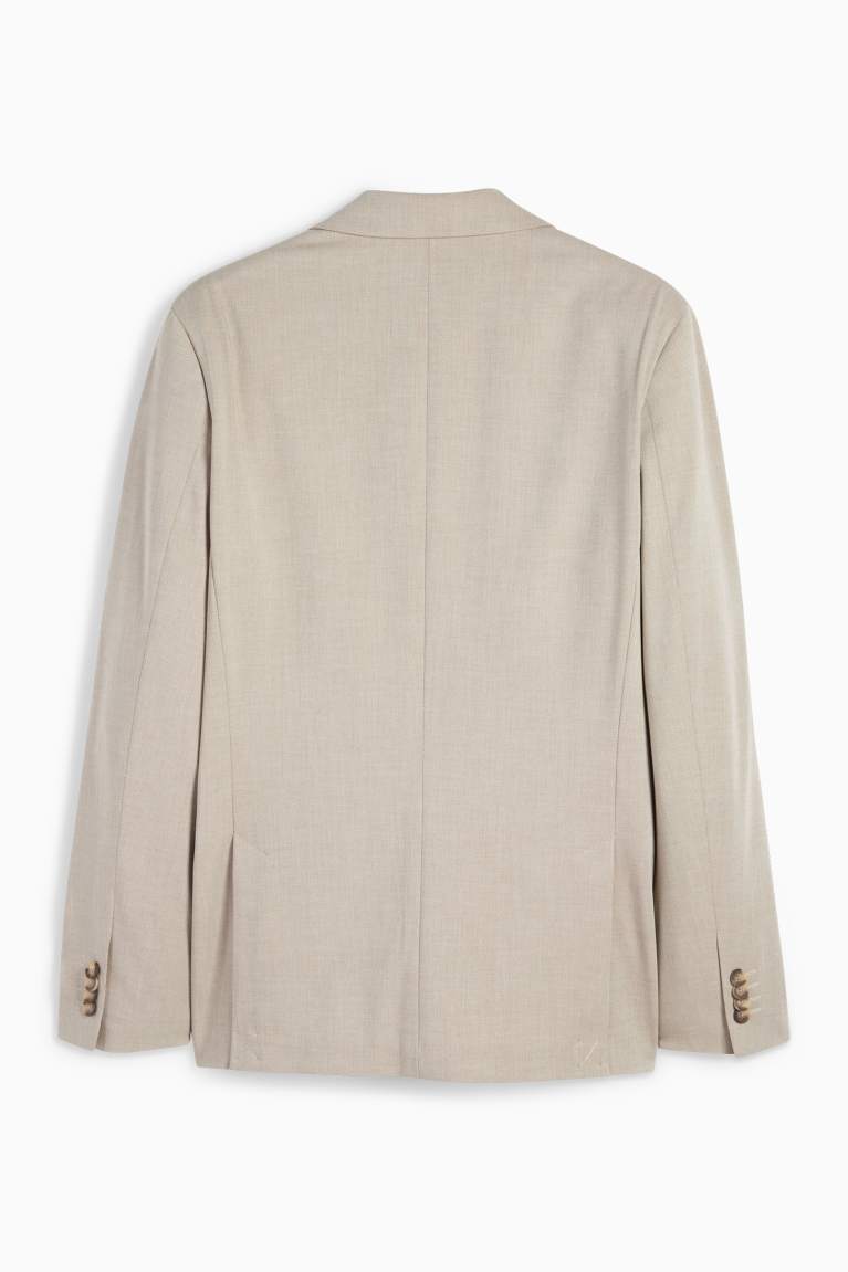 Tiavllya Fashion 2 Pieces Mens Suit Flat Peak Lapel Tuxedos For Wedding (Blazer+Pants)