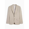 Tiavllya Fashion 2 Pieces Mens Suit Flat Peak Lapel Tuxedos For Wedding (Blazer+Pants)