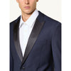 Tiavllya Fashion 2 Pieces Mens Suit Flat Peak Lapel Tuxedos For Wedding (Blazer+Pants)