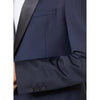Tiavllya Fashion 2 Pieces Mens Suit Flat Peak Lapel Tuxedos For Wedding (Blazer+Pants)