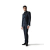Tiavllya Fashion 3 Piece Men's Slim Fit Solid Color Stand Collar Wedding Suit (Blazer+vest+Pants)
