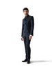 Tiavllya Fashion 3 Piece Men's Slim Fit Solid Color Stand Collar Wedding Suit (Blazer+vest+Pants)