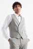 Tiavllya Fashion 3 Pieces Mens Suit Flat Notch Lapel Suit(Blazer+Vest+ Pant)