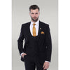 Tiavllya Fashion 3 Pieces Mens Suit Flat Notch Lapel Tuxedos (Blazer+vest+Pants)
