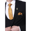 Tiavllya Fashion 3 Pieces Mens Suit Flat Notch Lapel Tuxedos (Blazer+vest+Pants)
