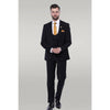 Tiavllya Fashion 3 Pieces Mens Suit Flat Notch Lapel Tuxedos (Blazer+vest+Pants)