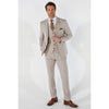 Tiavllya Fashion 3 Pieces Mens Suit Flat Notch Lapel Tuxedos (Blazer+vest+Pants)