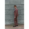 Tiavllya Fashion 3 Pieces Mens Suit Flat Notch Lapel Tuxedos (Blazer+vest+Pants)