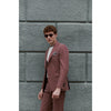 Tiavllya Fashion 3 Pieces Mens Suit Flat Notch Lapel Tuxedos (Blazer+vest+Pants)
