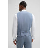 Tiavllya Fashion 3 Pieces Mens Suit Flat Notch Lapel Tuxedos (Blazer+vest+Pants)