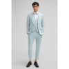 Tiavllya Fashion 3 Pieces Mens Suit Flat Notch Lapel Tuxedos (Blazer+vest+Pants)