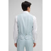 Tiavllya Fashion 3 Pieces Mens Suit Flat Notch Lapel Tuxedos (Blazer+vest+Pants)