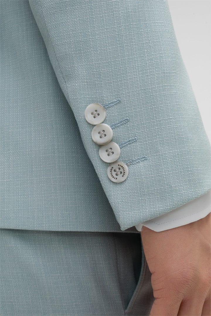 Tiavllya Fashion 3 Pieces Mens Suit Flat Notch Lapel Tuxedos (Blazer+vest+Pants)