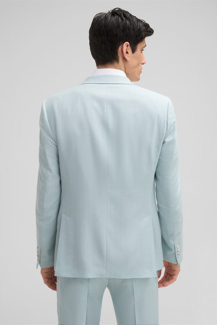 Tiavllya Fashion 3 Pieces Mens Suit Flat Notch Lapel Tuxedos (Blazer+vest+Pants)