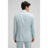 Tiavllya Fashion 3 Pieces Mens Suit Flat Notch Lapel Tuxedos (Blazer+vest+Pants)