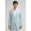 Tiavllya Fashion 3 Pieces Mens Suit Flat Notch Lapel Tuxedos (Blazer+vest+Pants)