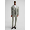 Tiavllya Fashion 3 Pieces Mens Suit Flat Notch Lapel Tuxedos (Blazer+vest+Pants)