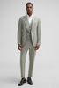 Tiavllya Fashion 3 Pieces Mens Suit Flat Notch Lapel Tuxedos (Blazer+vest+Pants)