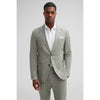 Tiavllya Fashion 3 Pieces Mens Suit Flat Notch Lapel Tuxedos (Blazer+vest+Pants)