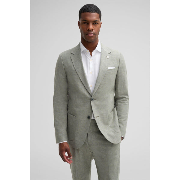 Tiavllya Fashion 3 Pieces Mens Suit Flat Notch Lapel Tuxedos (Blazer+vest+Pants)