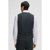 Tiavllya Fashion 3 Pieces Mens Suit Flat Notch Lapel Tuxedos (Blazer+vest+Pants)