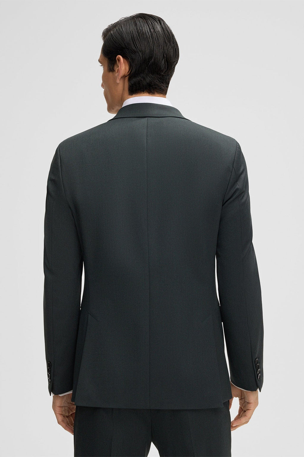 Tiavllya Fashion 3 Pieces Mens Suit Flat Notch Lapel Tuxedos (Blazer+vest+Pants)