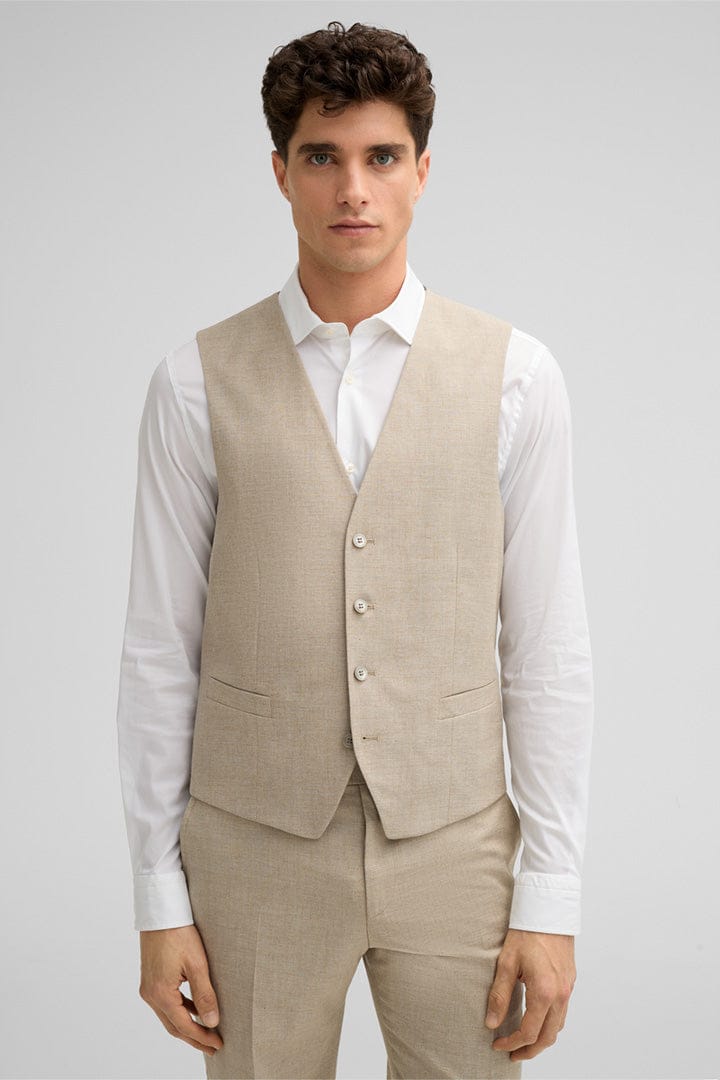 Tiavllya Fashion 3 Pieces Mens Suit Flat Notch Lapel Tuxedos (Blazer+vest+Pants)