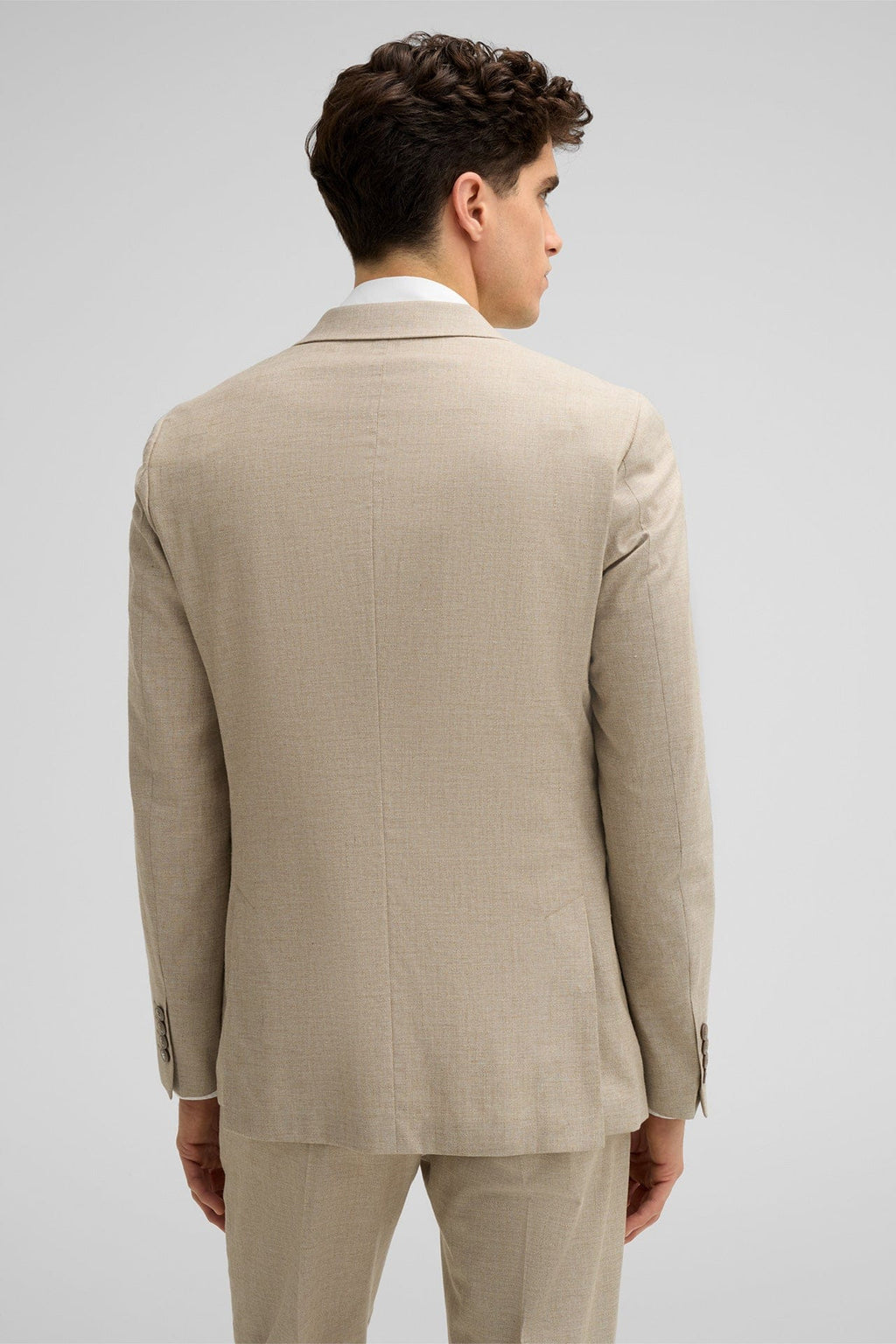 Tiavllya Fashion 3 Pieces Mens Suit Flat Notch Lapel Tuxedos (Blazer+vest+Pants)