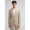 Tiavllya Fashion 3 Pieces Mens Suit Flat Notch Lapel Tuxedos (Blazer+vest+Pants)