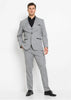 Tiavllya Fashion 3 Pieces Mens Suit Flat Notch Lapel Tuxedos (Blazer+vest+Pants)