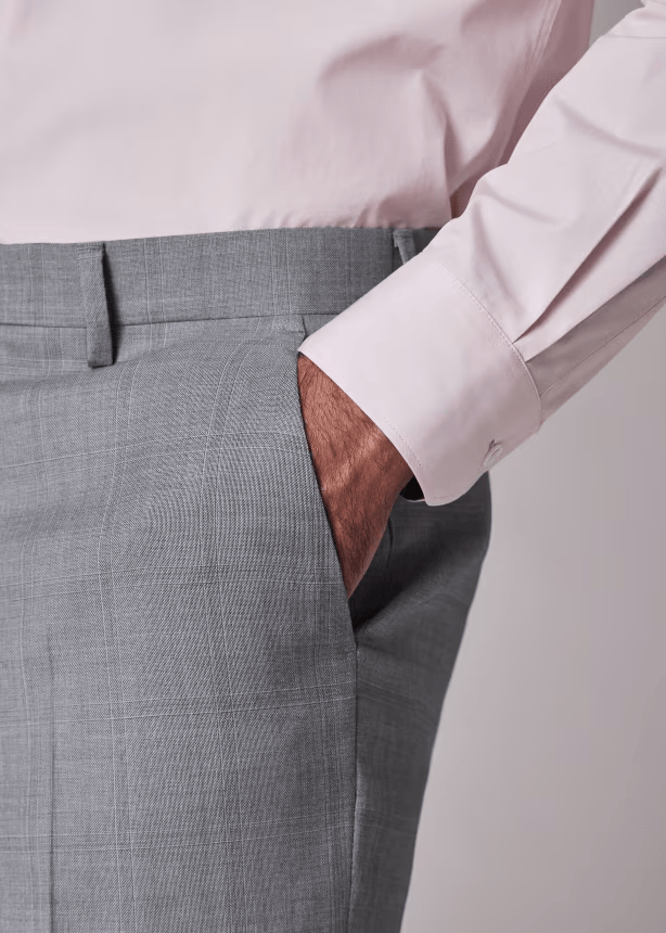 Tiavllya Fashion 3 Pieces Mens Suit Flat Notch Lapel Tuxedos (Blazer+vest+Pants)